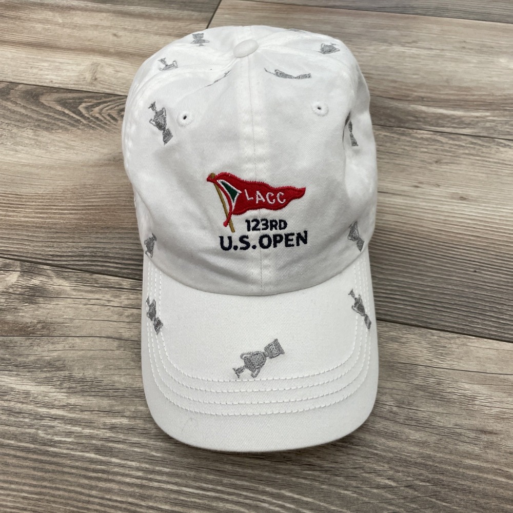 Ahead Authentics LACC 123rd US Open White Golf Hat Adjustable Mid Fit